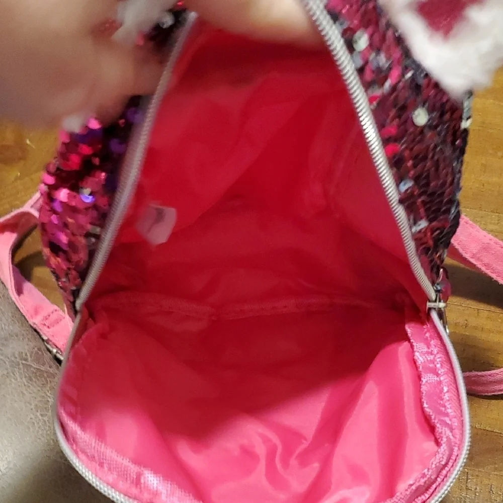 Sparkly Pink Unicorn Kids Backpack